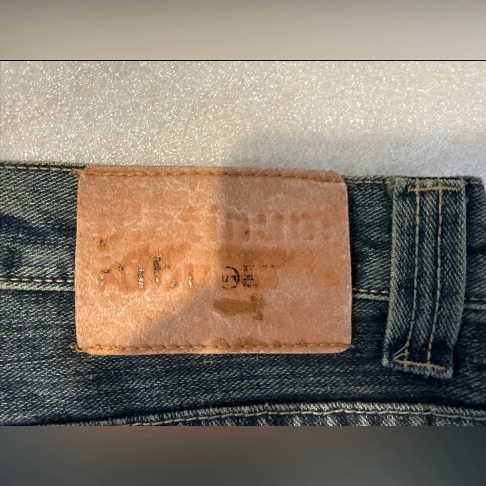 Y2K‎ Fubu The Collection Embroidered Rap Hip Hop Baggy Denim Jean Size 36x32 Men